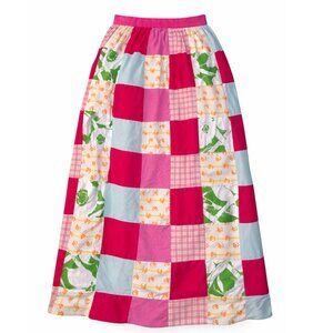 True Vintage - Handmade Patchwork Skirt - Size XS/S